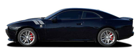 2024-2025 Dodge Charger Double Bar 24 Stripes Hood Hash Marks Mopar Vinyl Graphics 3M Decals