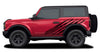 Detailed view of 2021-2025 Ford Bronco Stripes LOYAL Side Body Door Accent Decals Vinyl Graphics Kits 3M
