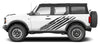 Detailed view of 2021-2025 Ford Bronco Stripes LOYAL Side Body Door Accent Decals Vinyl Graphics Kits 3M