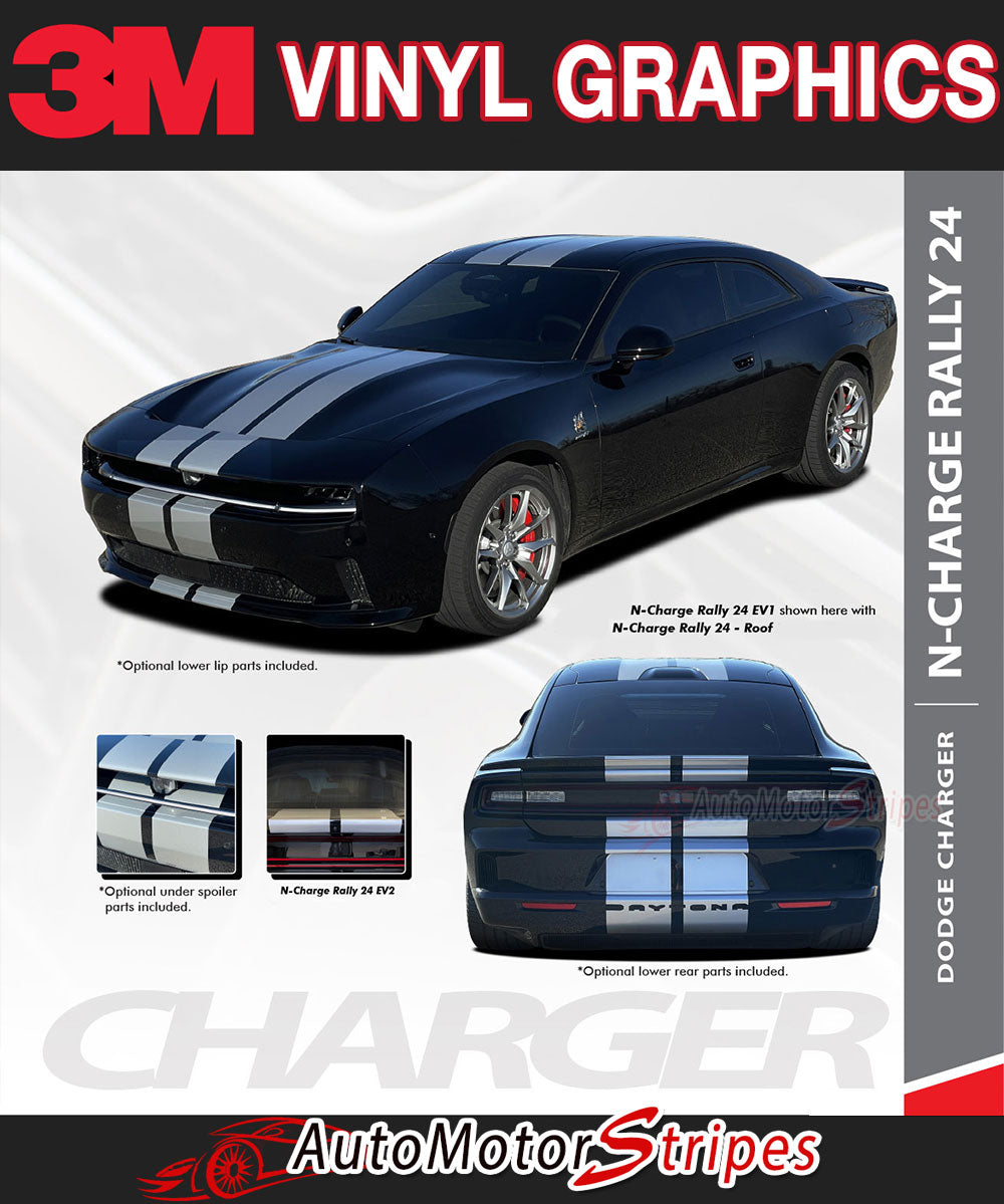 2024-2026 Dodge Charger EV Racing Stripes RT Scat Pack Daytona| Auto