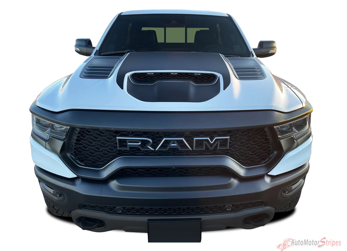 Rocky Mountain Graphics TRX Decal Vinyl Sticker For 2021-2024 Ram TRX (Windshield)