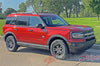 Detailed view of 2021-2025 Ford Bronco Sport TRADITIONS Side Body Stripes Upper Door Accent Decals Vinyl Graphics Kits 3M