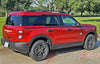 Detailed view of 2021-2025 Ford Bronco Sport TRADITIONS Side Body Stripes Upper Door Accent Decals Vinyl Graphics Kits 3M