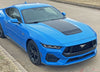 View of 2024-2025 Ford Mustang GT Hood Stripes VAST Hood Decal Vinyl Graphics 3M Decals