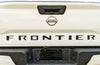 Rear view of 2022-2024 Nissan Frontier Tailgate Text Letters Decals Vinyl Graphics Stripes Kit