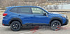 View of 2019-2024 Subaru Forester STREAM SIDES Door Decals Accent Stripes 3M Vinyl Graphics Kit
