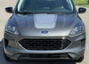 Detailed view of 2021-2025 Ford Escape EVADE Center Hood Accent Vinyl Graphic 3M Stripes Decal