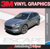 2020 2021 2022 2023 2024 Ford Escape EVADE SIDES Stripes Lower Door Body Accent 3M Decals Vinyl Graphic
