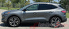 Detailed view of 2021-2025 Ford Escape SABRE SIDES Stripes Upper  Door Body Accent 3M Decals Vinyl Graphic