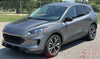 Detailed view of 2021-2025 Ford Escape SABRE SIDES Stripes Upper  Door Body Accent 3M Decals Vinyl Graphic