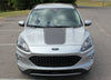 Detailed view of 2020-2024 Ford Escape DEPART Center Hood Accent Vinyl Graphic 3M Stripes Decal
