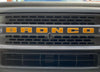 2021 2022 2023 2024 Ford Bronco Full Size LETTER TEXT Front Grill Decals Accent Vinyl Graphics 3M