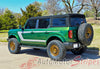 Detailed view of 2021-2025 Ford Bronco Full Size HORSESHOE Side Body Stripes Upper Door Accent Decals Vinyl Graphics Kits 3M