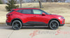 Side View of Detailed view of 2015-2025 Chevy Blazer BLAZE Rocker Panel Stripes Lower Door Decals 3M Vinyl Graphics Kit