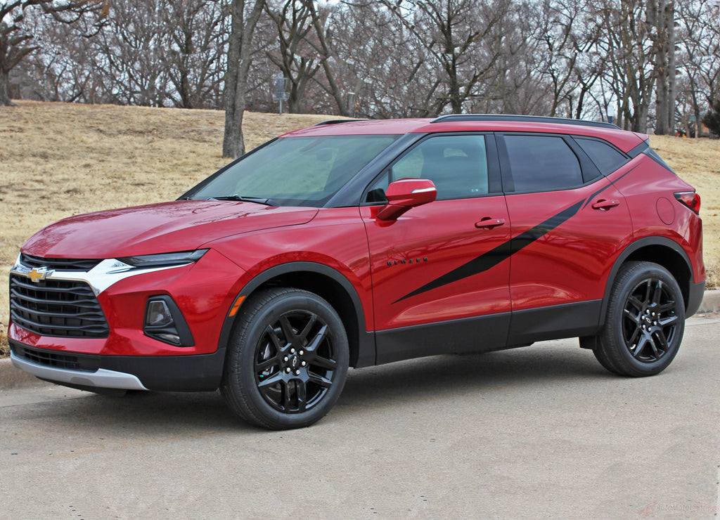 2019-2024 Chevy Blazer FLASHPOINT Side Body Stripes Door Decals 3M Vinyl Graphics Kit
