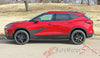 Driver Side View of Chevy Blazer SIDEKICK Stripes Side Door Decals Body Stripe 3M Vinyl Graphics Kit