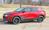 Driver View of Chevy Blazer SIDEKICK Stripes Side Door Decals Body Stripe 3M Vinyl Graphics Kit