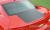 2010-2013 and 2014-2015 Chevy Camaro Single Stripe Wide Center Hood and Trunk Vinyl - Trunk View