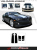2010-2013 or 2014-2015 Chevy Camaro Bumblebee Style Racing Stripes Rally 3M Vinyl Graphics Kit for SS RS LS LT Models