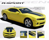 2010-2013 and 2014-2015 Chevy Camaro R-Sport OEM Factory Style 3M Rally Graphics and Racing Stripes Kit for SS, RS, LS, LT Models