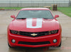 2010-2013 and 2014-2015 Chevy Camaro Energy Sema Style Wide Vinyl Stripes Kit - Front View