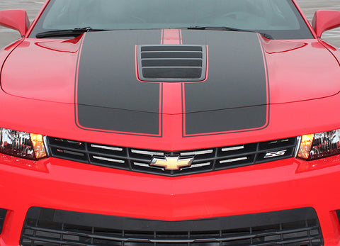 2014-2015 Chevy Camaro S-Sport OEM Factory Style 3M Rally Racing Stripes Kit for SS Models Only