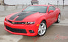 2014-2015 Chevy Camaro S-Sport OEM Factory Style 3M Rally Racing Stripes Kit - Side View 2
