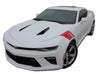 Detailed view of 2016-2028 Chevy Camaro Hashmarks Hood to Fender Factory OEM Style Double Bar Accent Vinyl Stripes Decal Graphic Kit
