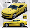 2010-2013 & 2014-2015 Chevy Camaro Switchblade Hood and Side Spear Vinyl Decal Graphics for SS, RS, LT, LS Models