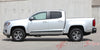 Detailed view of 2015-2022 Chevy Colorado RAMPART Lower Rocker Panel Accent Factory Bodyside Style Vinyl Graphics 3M Stripes Kit