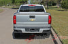 Detailed view of 2015-2020 Chevy Colorado GRAND Rear Tailgate Blackout Accent Vinyl Graphics 3M Stripes Kit