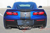 2014-2017 Chevy Corvette C7 Rally Racing Stripes Bumper Hood Roof Trunk Vinyl Graphics 3M Stripes Decal Kit - Rear View