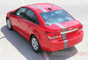 2011-2015 Chevy Cruze E-Rally Euro Style Racing Stripes Hood Roof Trunk Bumpers 3M Vinyl Graphics Kit