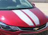 2016 2017 2018 2019 Chevy Cruze Drift Rally Hood Racing Stripes Decals Vinyl Graphics 3M Kit