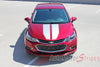2018 Chevy Cruze Drift Rally Hood Racing Stripes Decals Vinyl Graphics 3M Kit