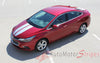 Chevy Cruze Drift Rally Hood Racing Stripes Decals Vinyl Graphics 3M Kit