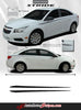 2011-2016 Chevy Cruze Stride Body Line Taper Vinyl Graphic 3M Stripe Kit