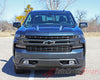 Detailed view of 2019-2025  Chevy Silverado Hood Spear Stripes Hood Spike Decals 1500 HOOD SPIKES 3M Vinyl Graphics Kit