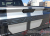 Detailed view of 2019-2025  Chevy Silverado Hood Stripes Hood and Tailgate Decal BOW RALLY Stripes 3M Vinyl Graphics Kit