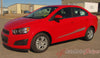 2012-2016 Chevy Sonic Boom Hood Graphic Lower Rocker Panel Sides Vinyl 3M Stripes Kit
