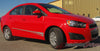 2012-2016 Chevy Sonic Flare Hood Graphics and Side Lower Rocker Panel - Passenger Side View