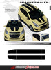 2013-2016 Chevy Spark Rally Hood Roof Rear Hatch Door Racing Vinyl Graphics 3M Stripes Kit