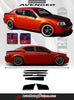 2008-2014 Dodge Avenger Avenged Hood Side Quarter Panel and Trunk Blackout 3M Vinyl Stripes Kit