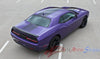 Detailed view of 2008-2023 Dodge Challenger Pulse Rally Racing Stripes Strobe Style 10 inch Vinyl Graphics Striping Decal Kit