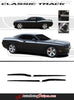 2008-2018 2019 2020 2021 2022 2023 Dodge Challenger Classic Track Mopar Factory Style Side Vinyl Graphics 3M Decals Package