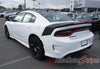 Detailed view of 2015-2023 Dodge Charger Tailband Daytona Hemi Vinyl Decklid Trunk Rally Stripes 3M Graphic Decal R/T SRT 392 Hellcat Mopar Kit