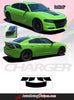 2015-2019 2020 2021 2022 2023 Dodge Charger Tailband Daytona Hemi Vinyl Decklid Trunk Rally Stripes 3M Graphic Decal R/T SRT 392 Hellcat Mopar Kit - Details