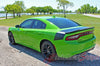 2015 2016 Dodge Charger Tailband Daytona Hemi Vinyl Decklid Trunk Rally Stripes 3M Graphic Decal R/T SRT 392 Hellcat Mopar Kit - with Spoiler