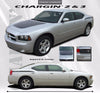 2006-2010 Dodge Charger Chargin 3 Hood Rear Quarter Hemi Daytona Style Vinyl Stripes 3M Decals Kit