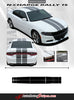 2015-2019 2020 2021 2022 2023 Dodge Charger N-Charge Rally Factory Quality Mopar Style Vinyl Racing Stripes 3M Graphic Kit